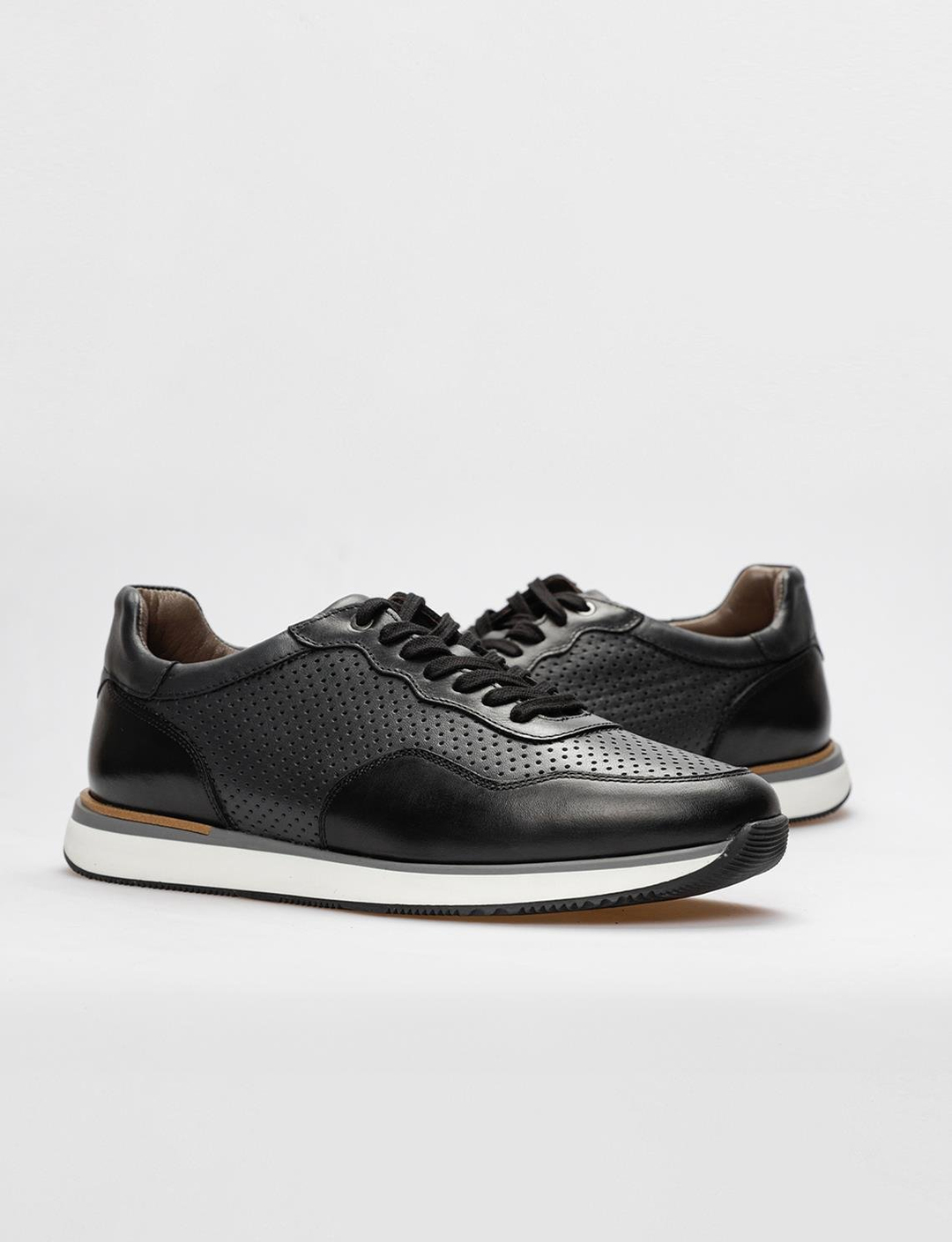 Hakiki Deri Siyah Erkek Ayakkabı