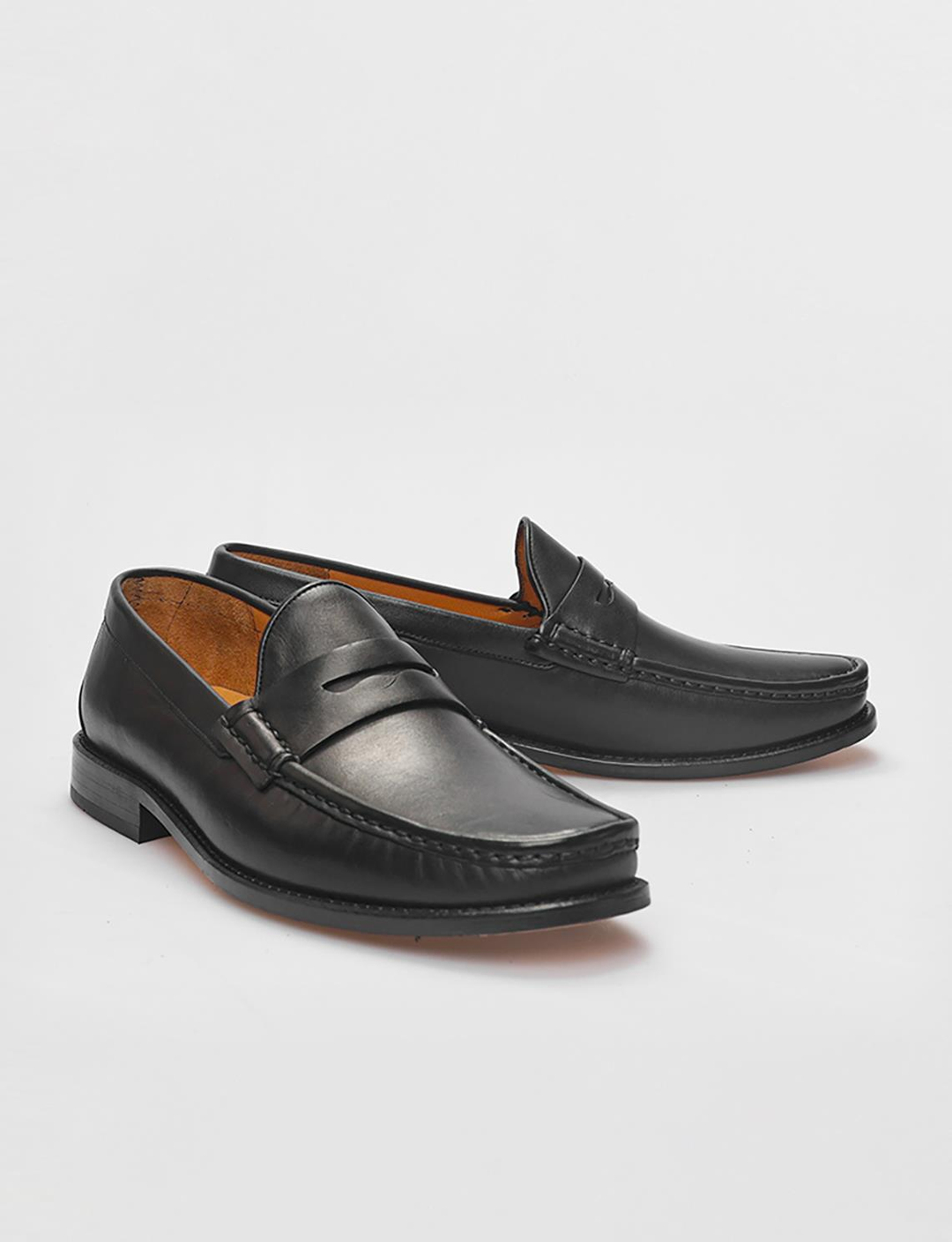 Hakiki Deri Siyah Erkek Ayakkabı