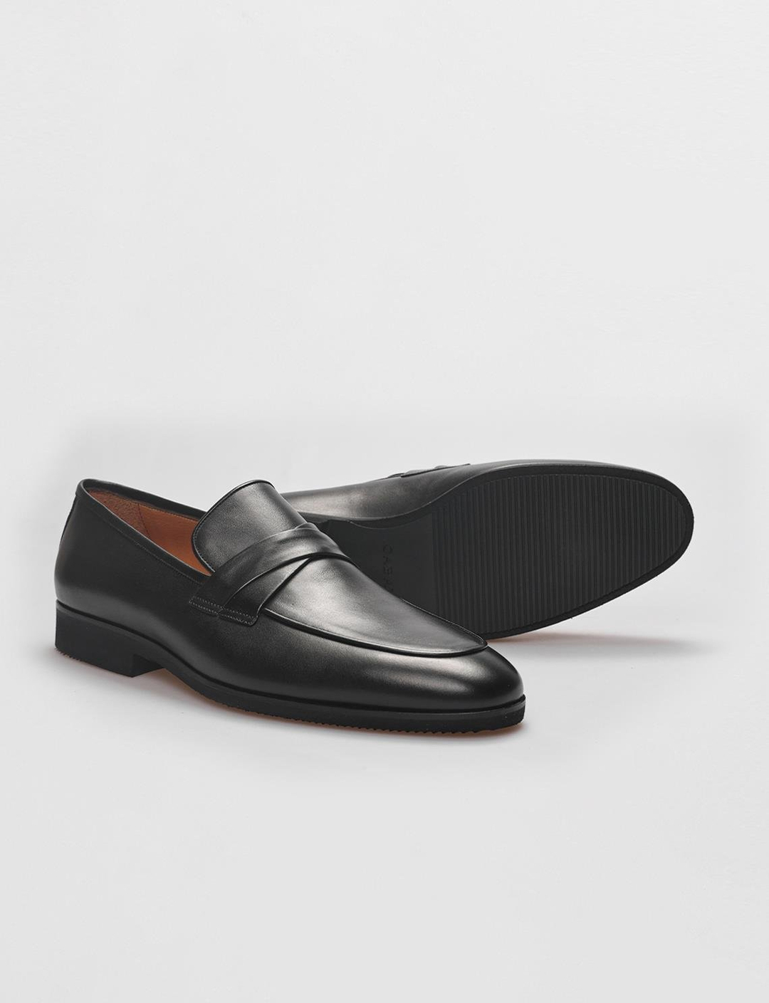 Hakiki Deri Siyah Erkek Ayakkabı