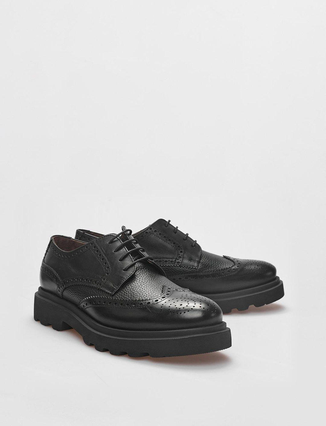 Hakiki Deri Siyah Erkek Ayakkabı