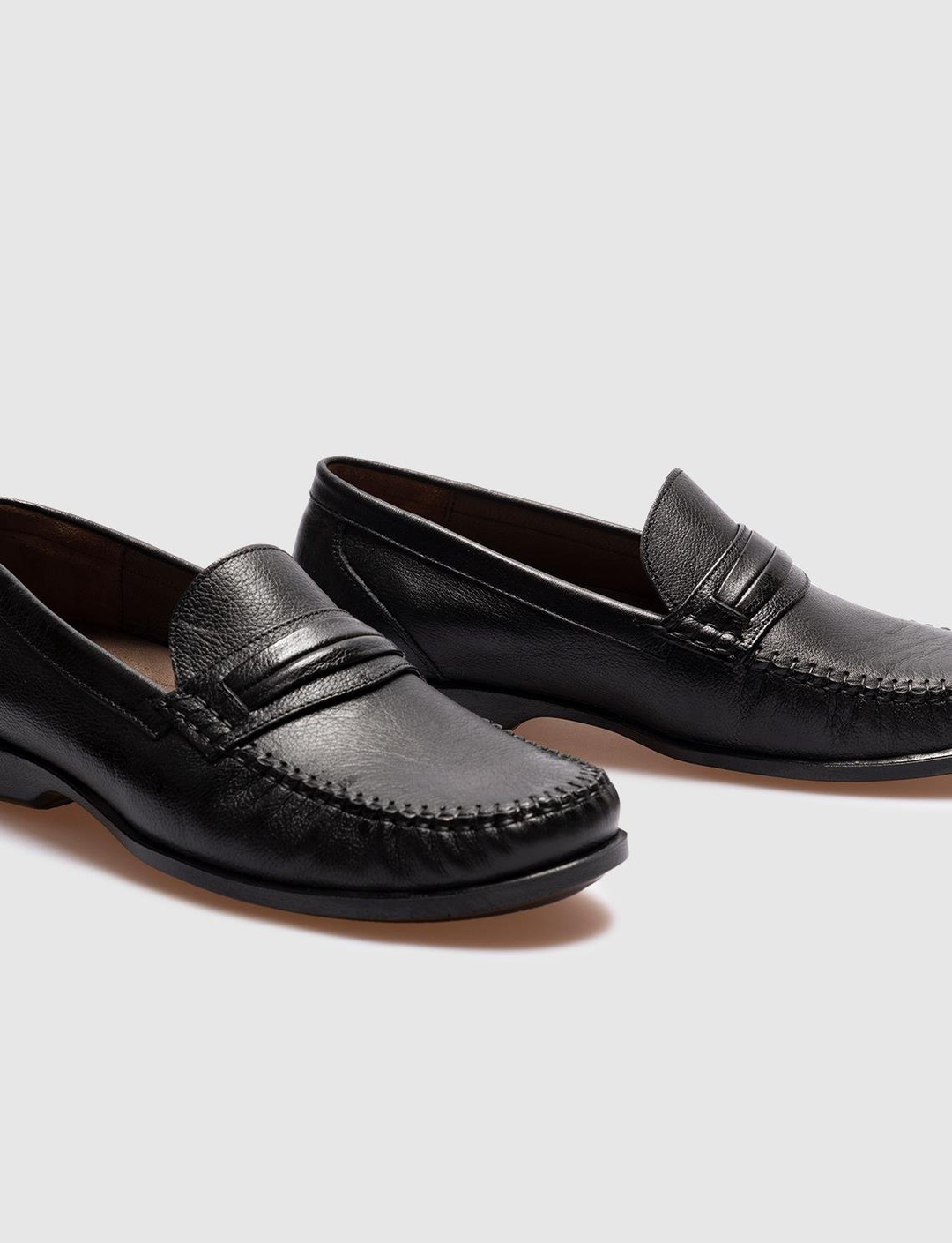 Hakiki Deri Siyah Erkek Ayakkabı