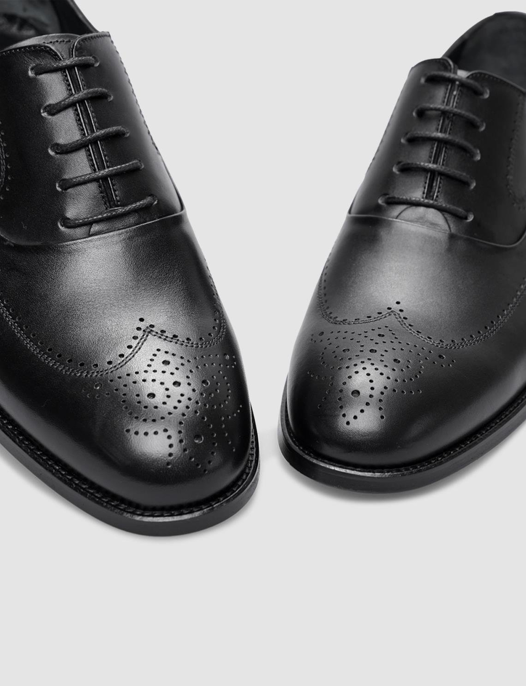 Hakiki Deri Siyah Erkek Ayakkabı