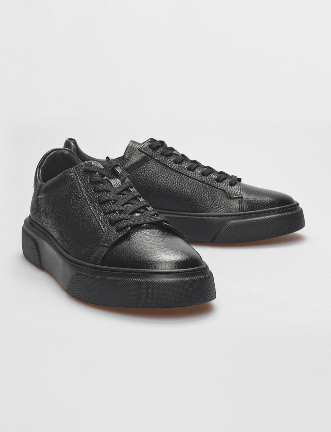 Hakiki Deri Siyah Erkek Ayakkabı