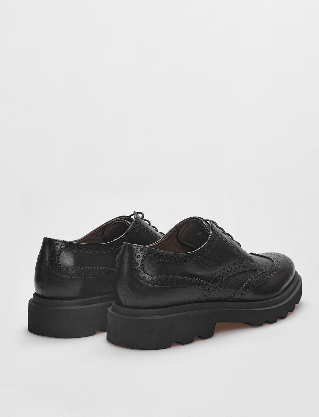 Hakiki Deri Siyah Erkek Ayakkabı