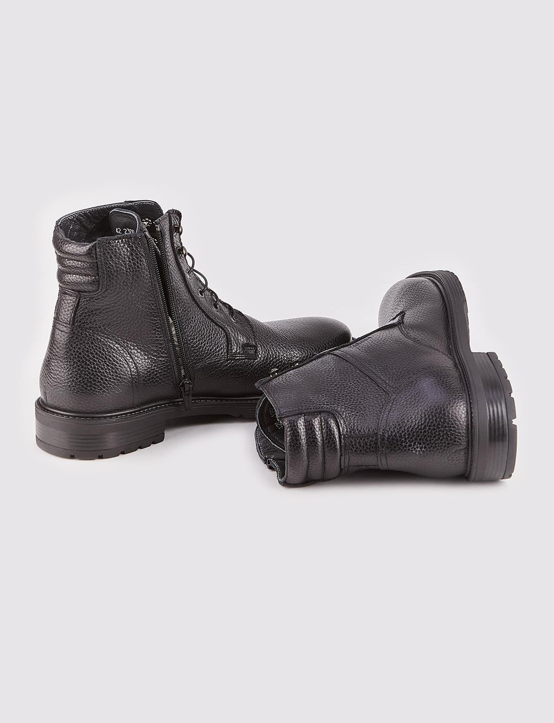 Genuine Leather Black Men Boots