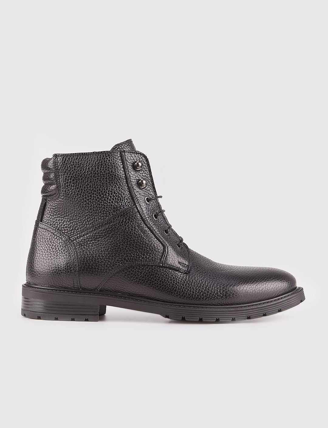 Genuine Leather Black Men Boots