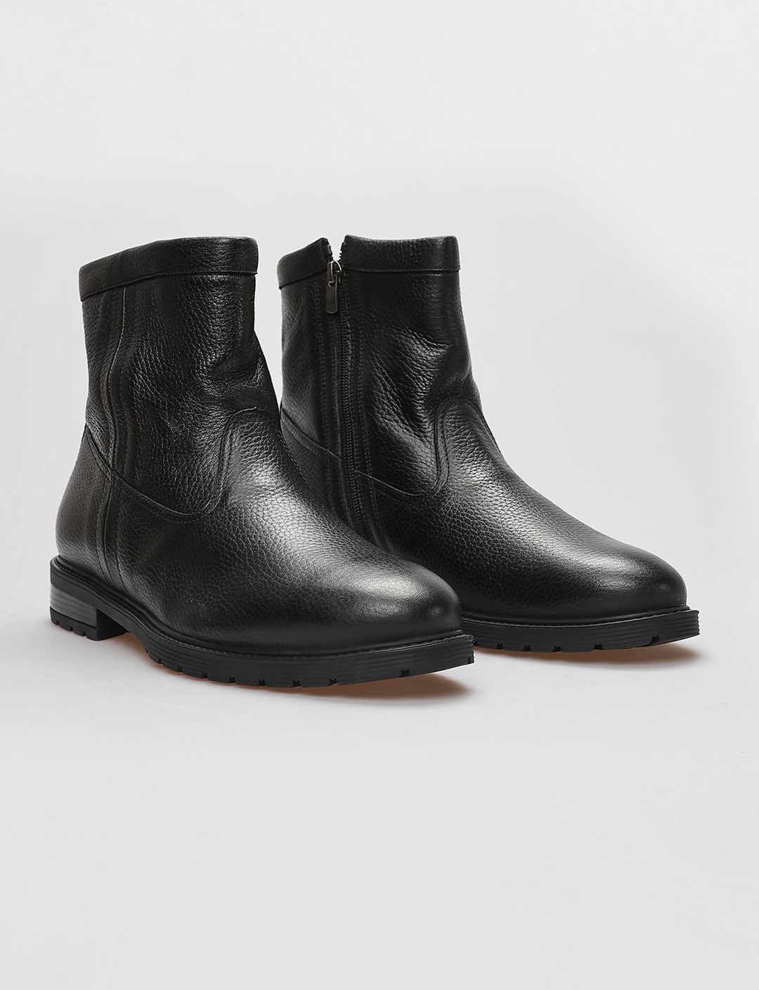 Hakiki Deri Siyah Erkek Bot