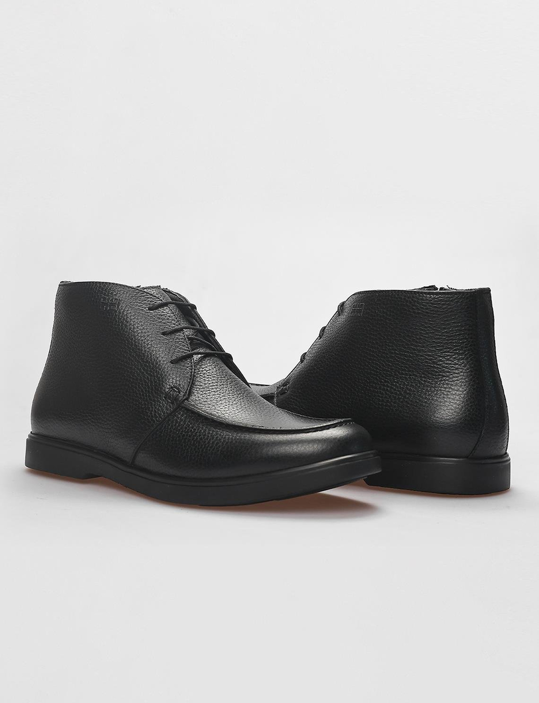 Hakiki Deri Siyah Erkek Bot