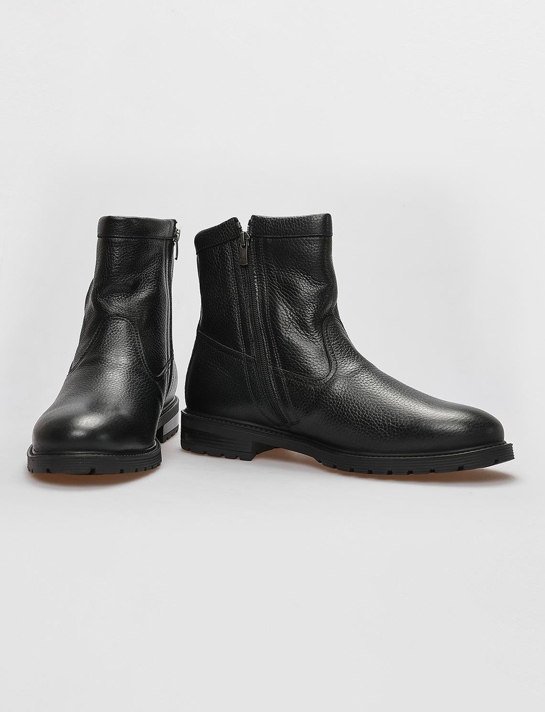 Hakiki Deri Siyah Erkek Bot