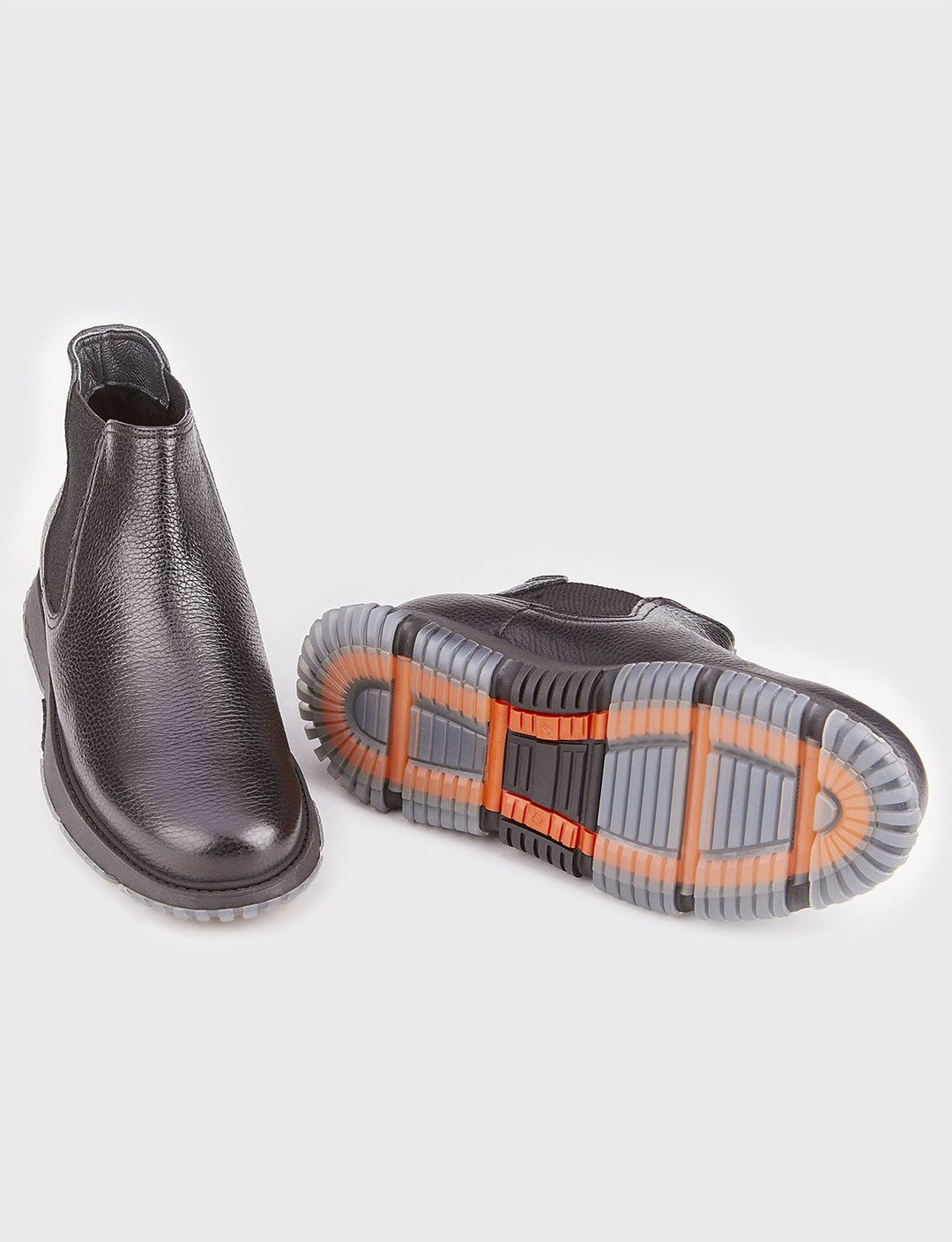 Hakiki Deri Siyah Erkek Bot