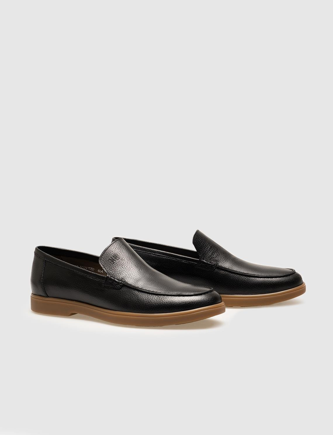 Hakiki Deri Siyah Erkek Günlük Ayakkabı