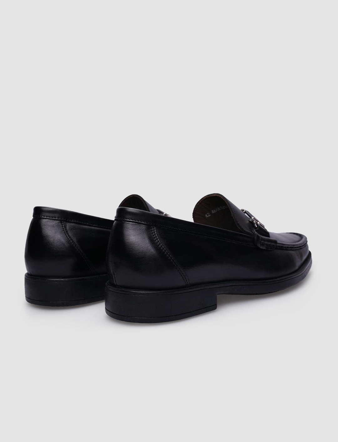 Hakiki Deri Siyah Erkek Günlük Ayakkabı