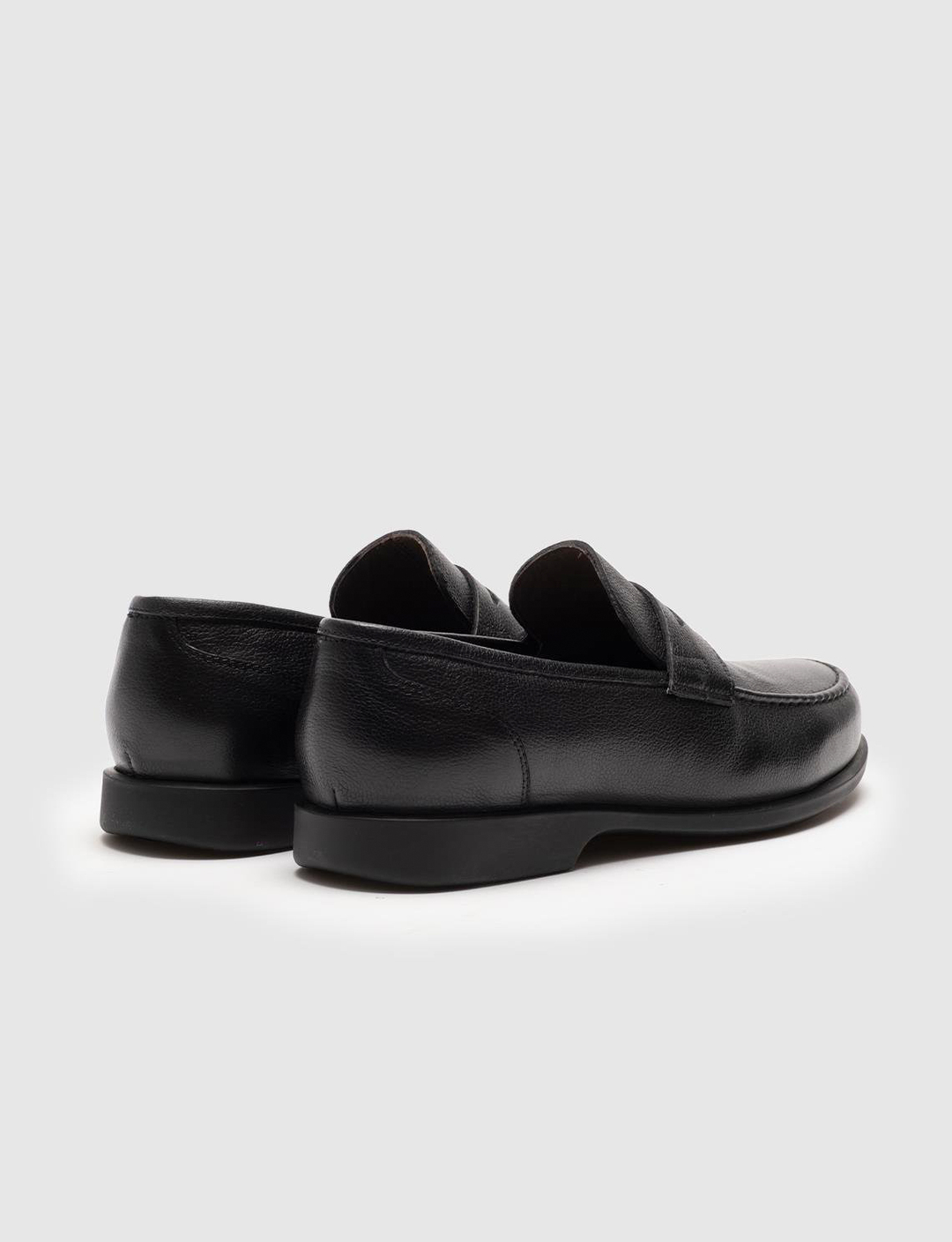 Hakiki Deri Siyah Erkek Loafer Ayakkabı