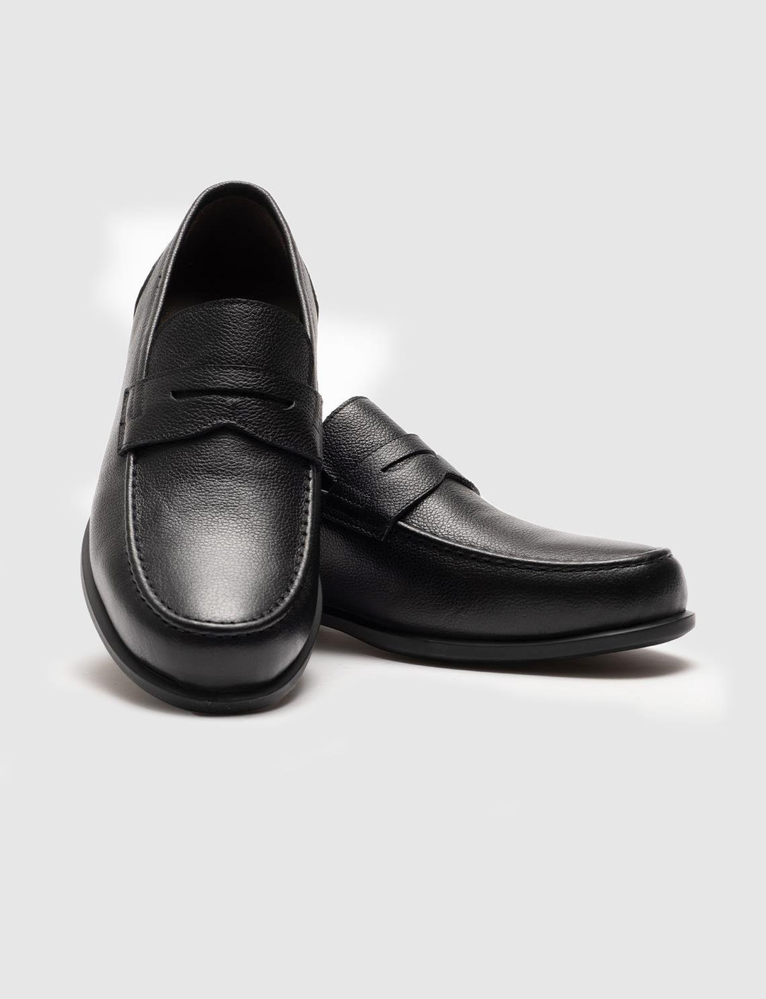 Hakiki Deri Siyah Erkek Loafer Ayakkabı
