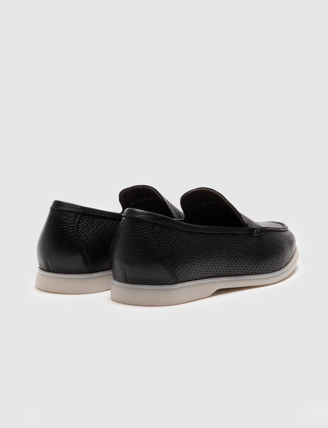 Hakiki Deri Siyah Erkek Loafer