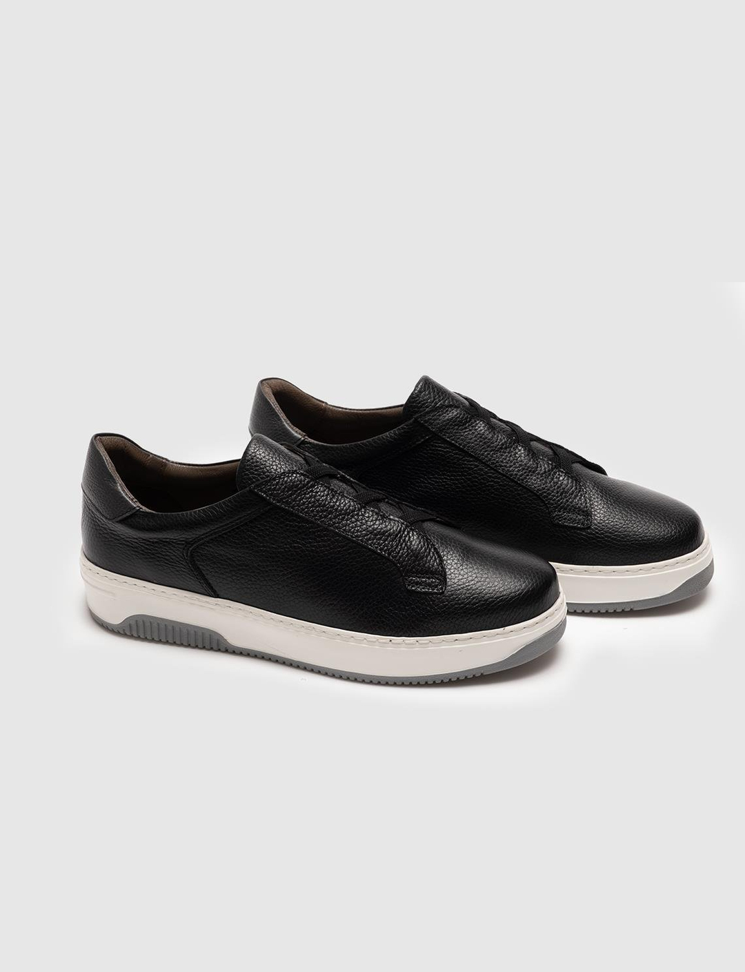 Hakiki Deri Siyah Erkek Spor Ayakkabı