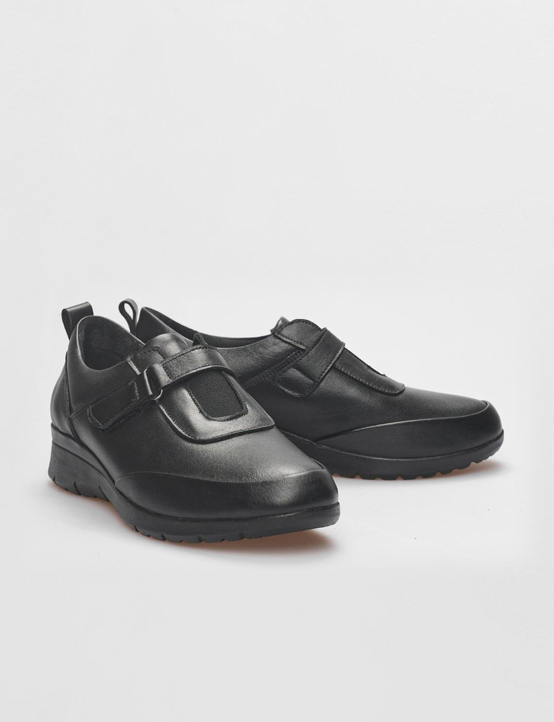 Hakiki Deri Siyah Kadın Ayakkabı