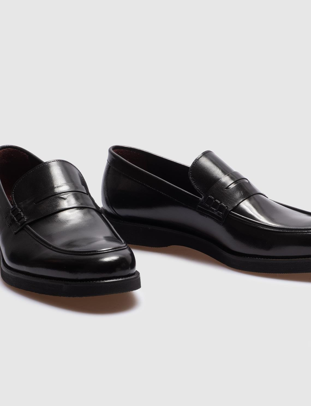 Hakiki Deri Siyah Kemerli Erkek Günlük Ayakkabı