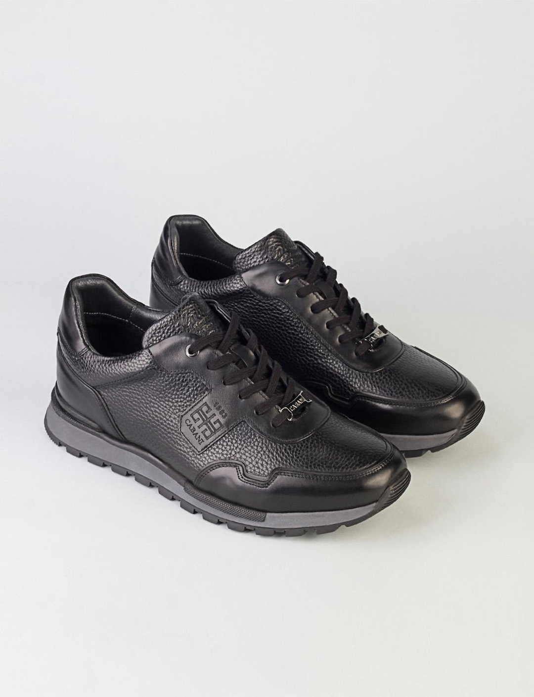 Hakiki Deri Siyah Kürklü Erkek Spor Ayakkabı