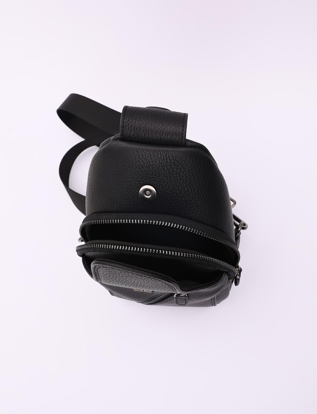 Hakiki Deri Siyah Unisex Çanta