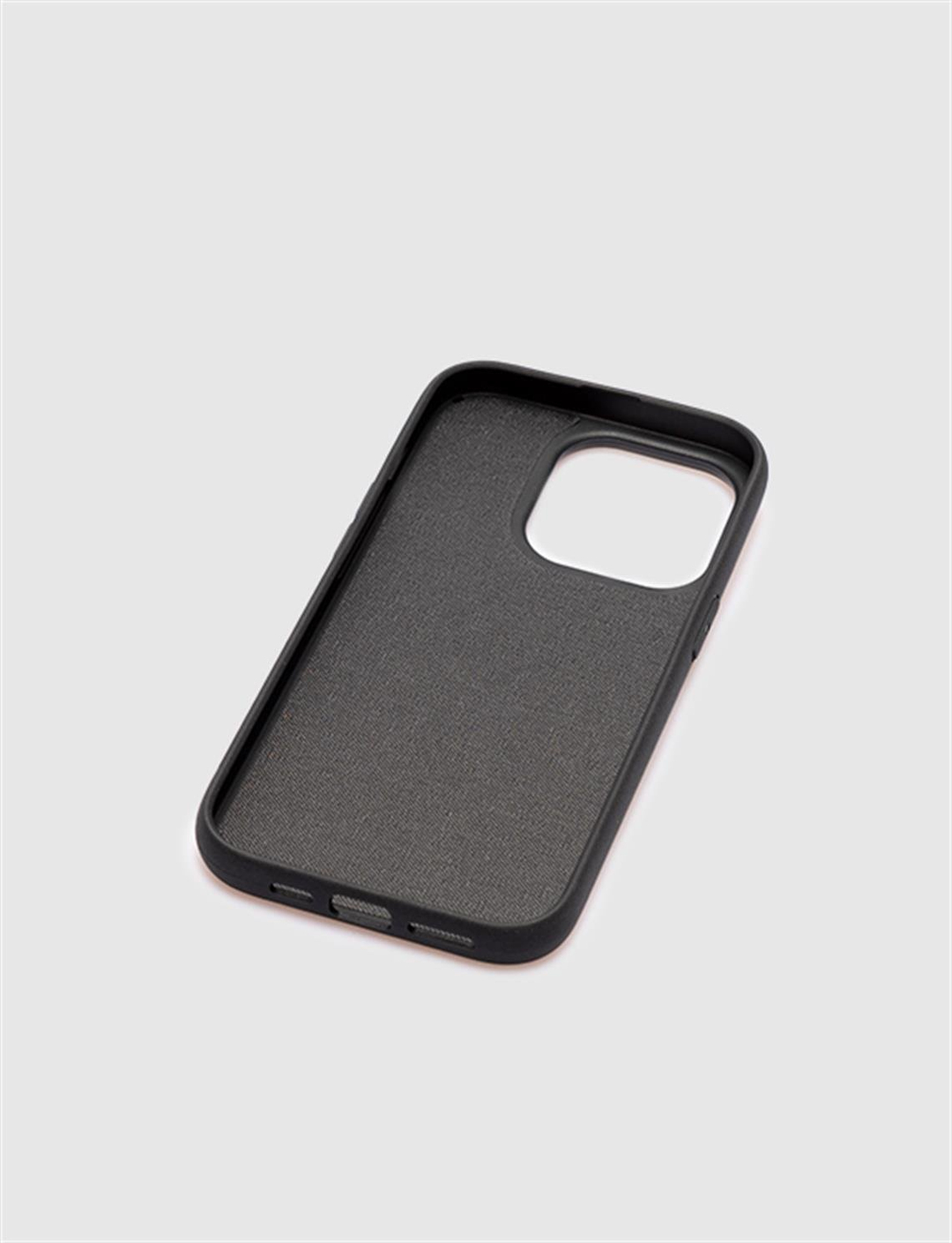 Hakiki Deri Siyah Unisex Telefon Kılıfı