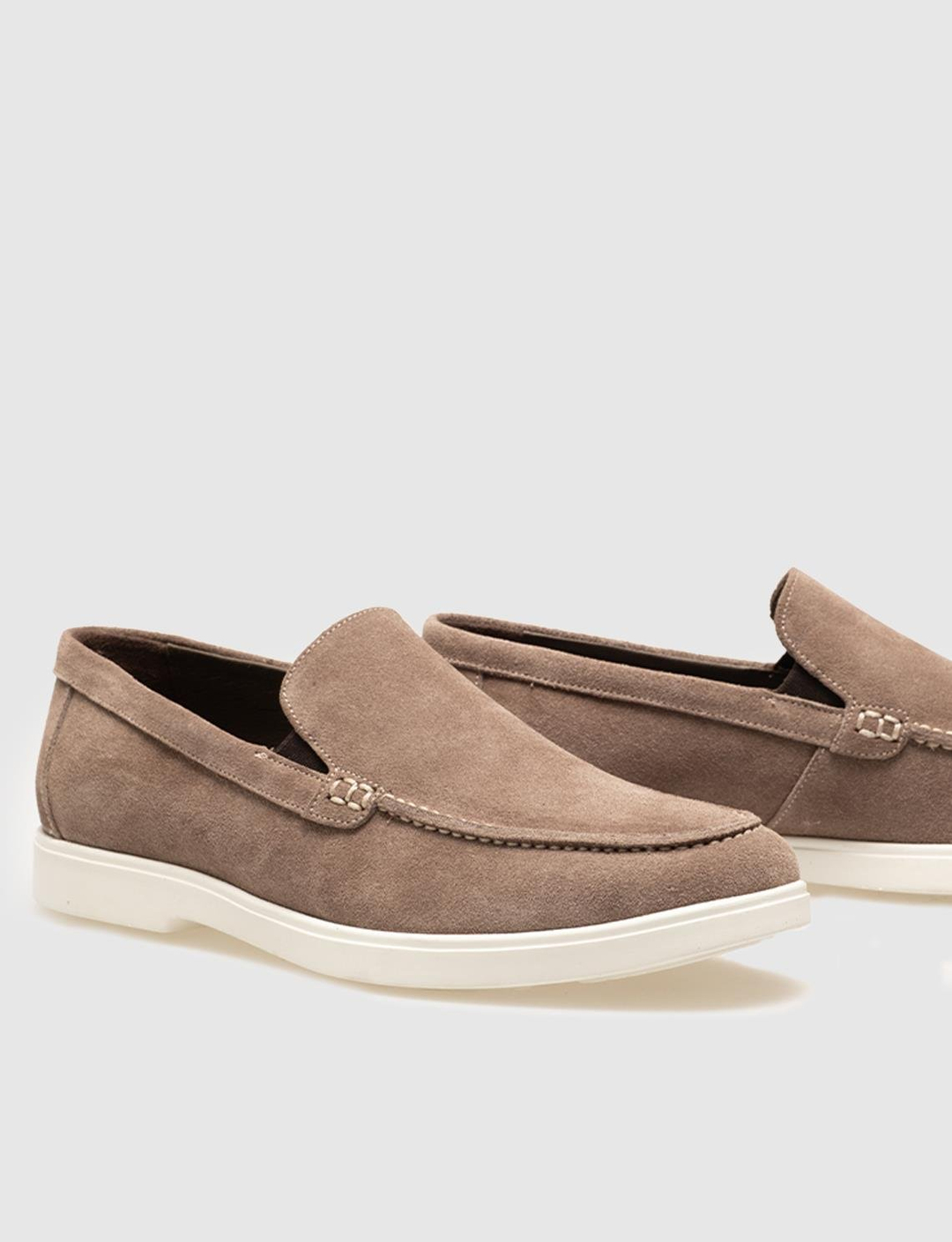 Hakiki Deri Vizon Süet Erkek Günlük Ayakkabı