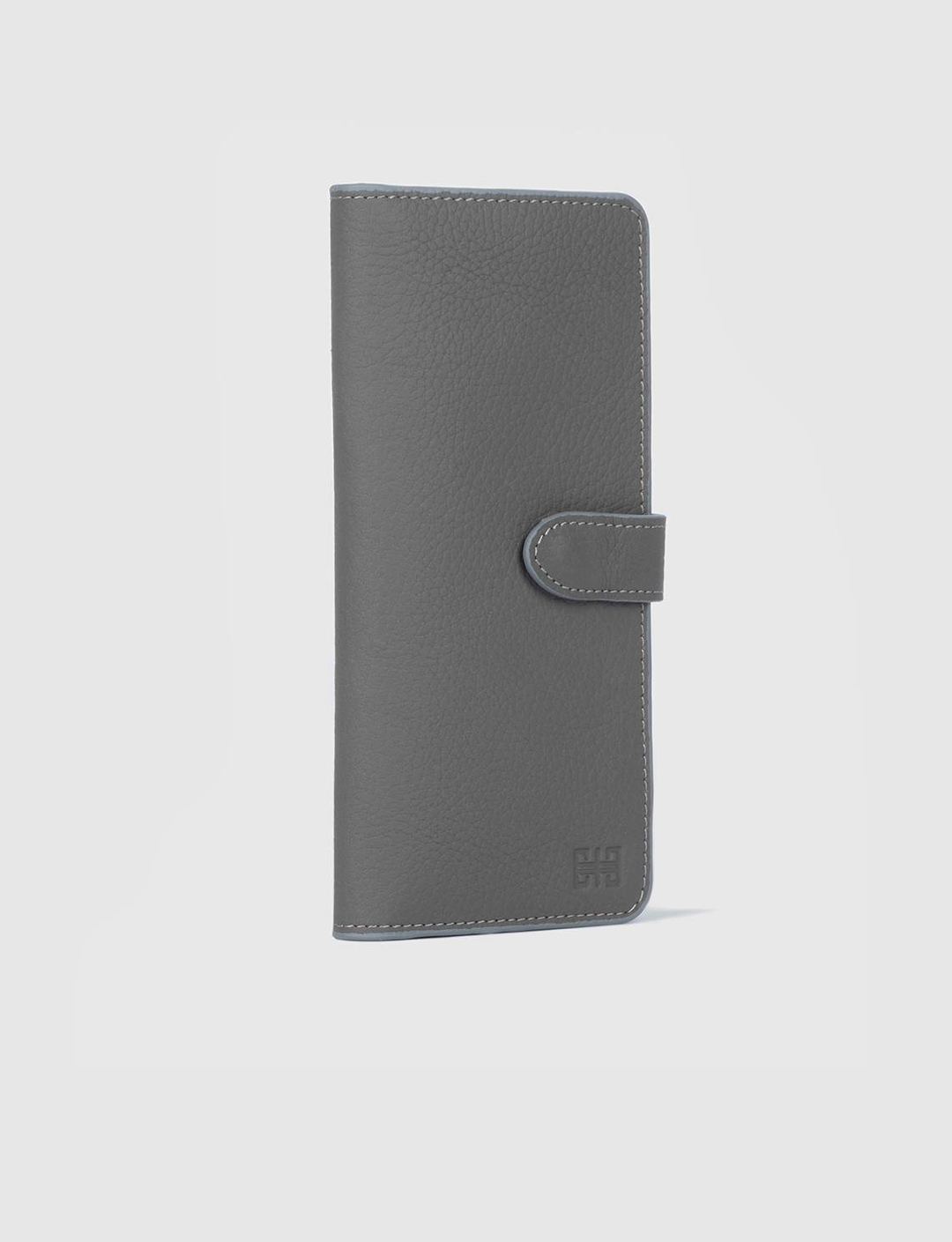 Kadın Hakiki Deri Gri Cüzdan