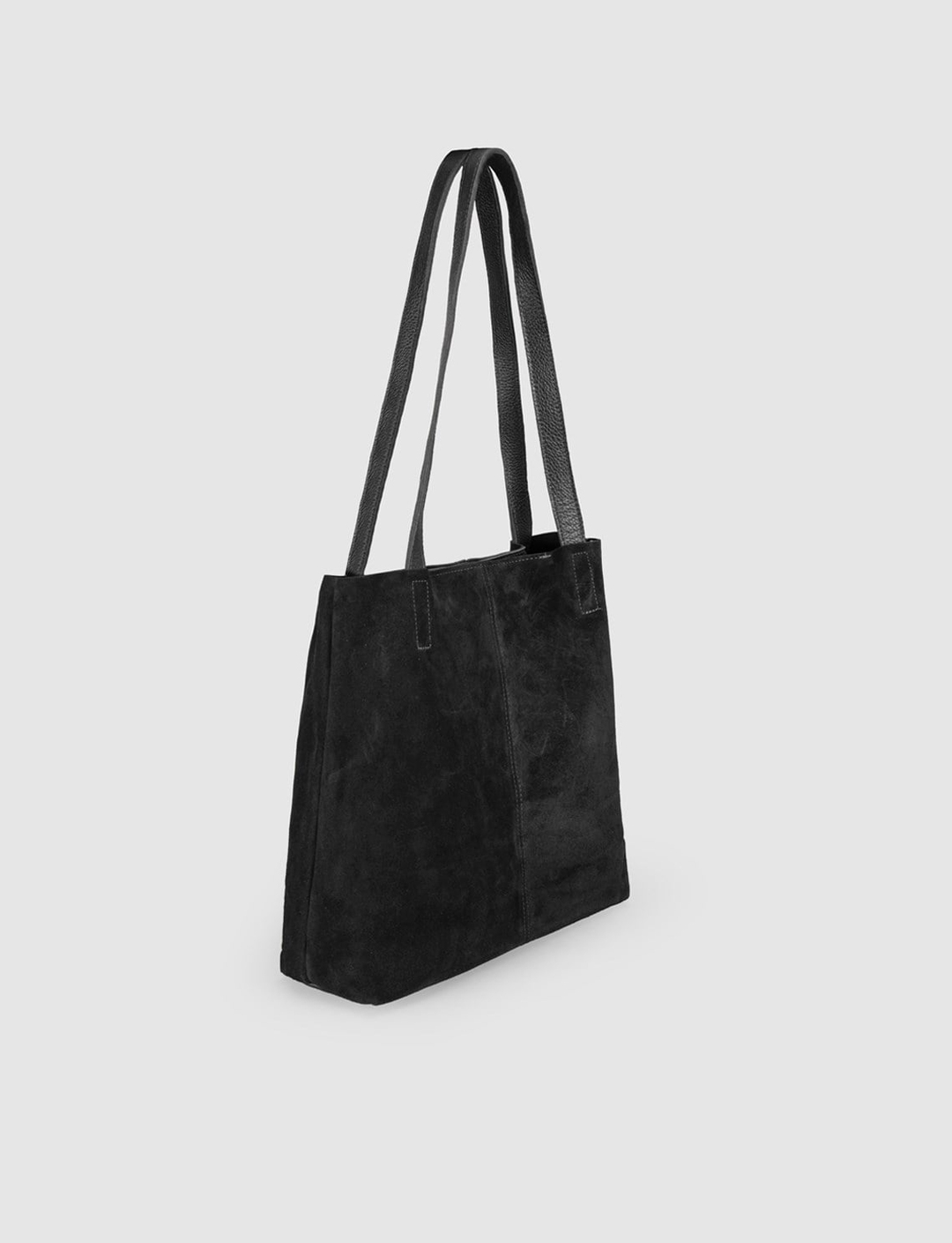 Kahverengi Hakiki Dana Deri Kadın Shopper Omuz Çantası