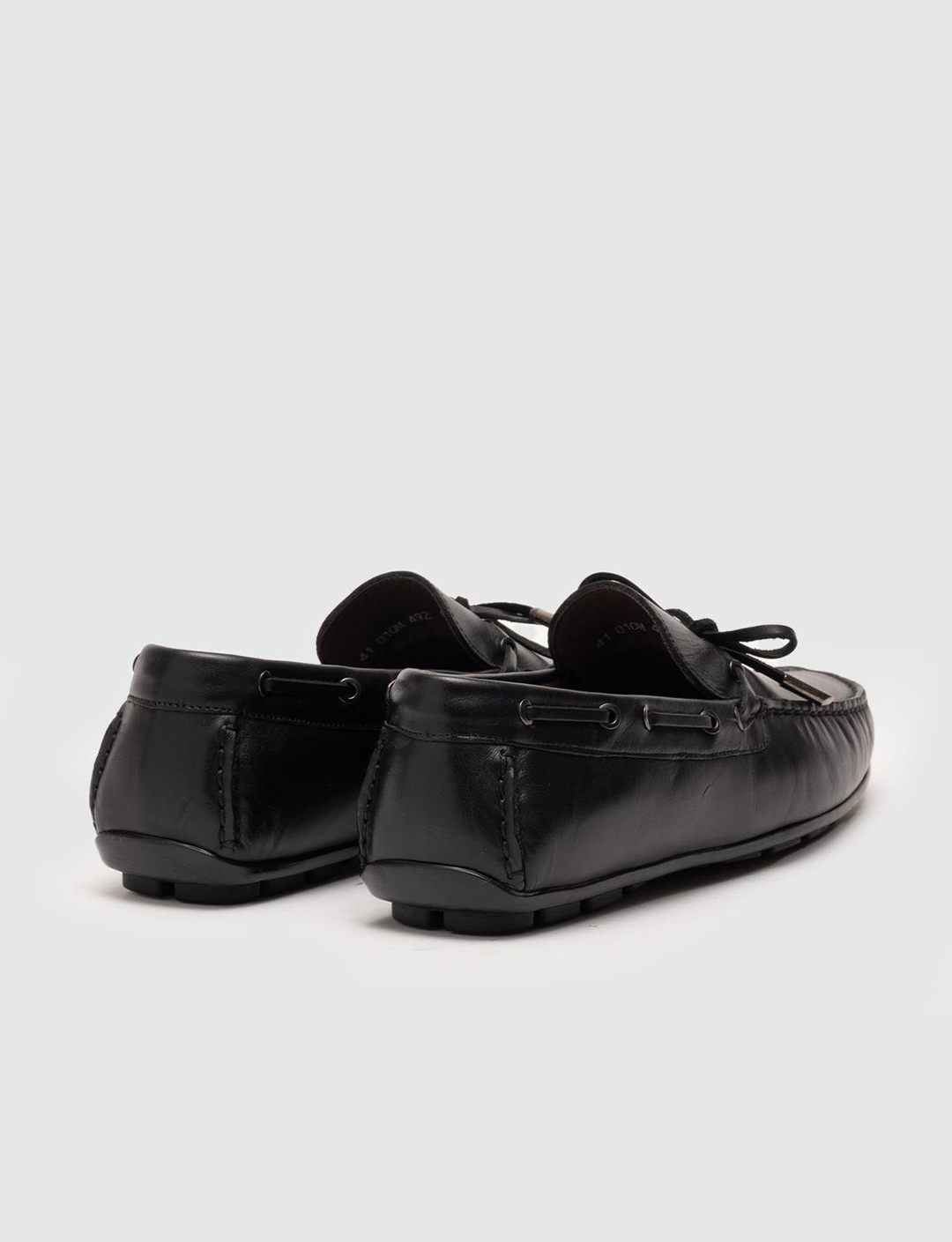 Genuine Leather Black Men Loafers