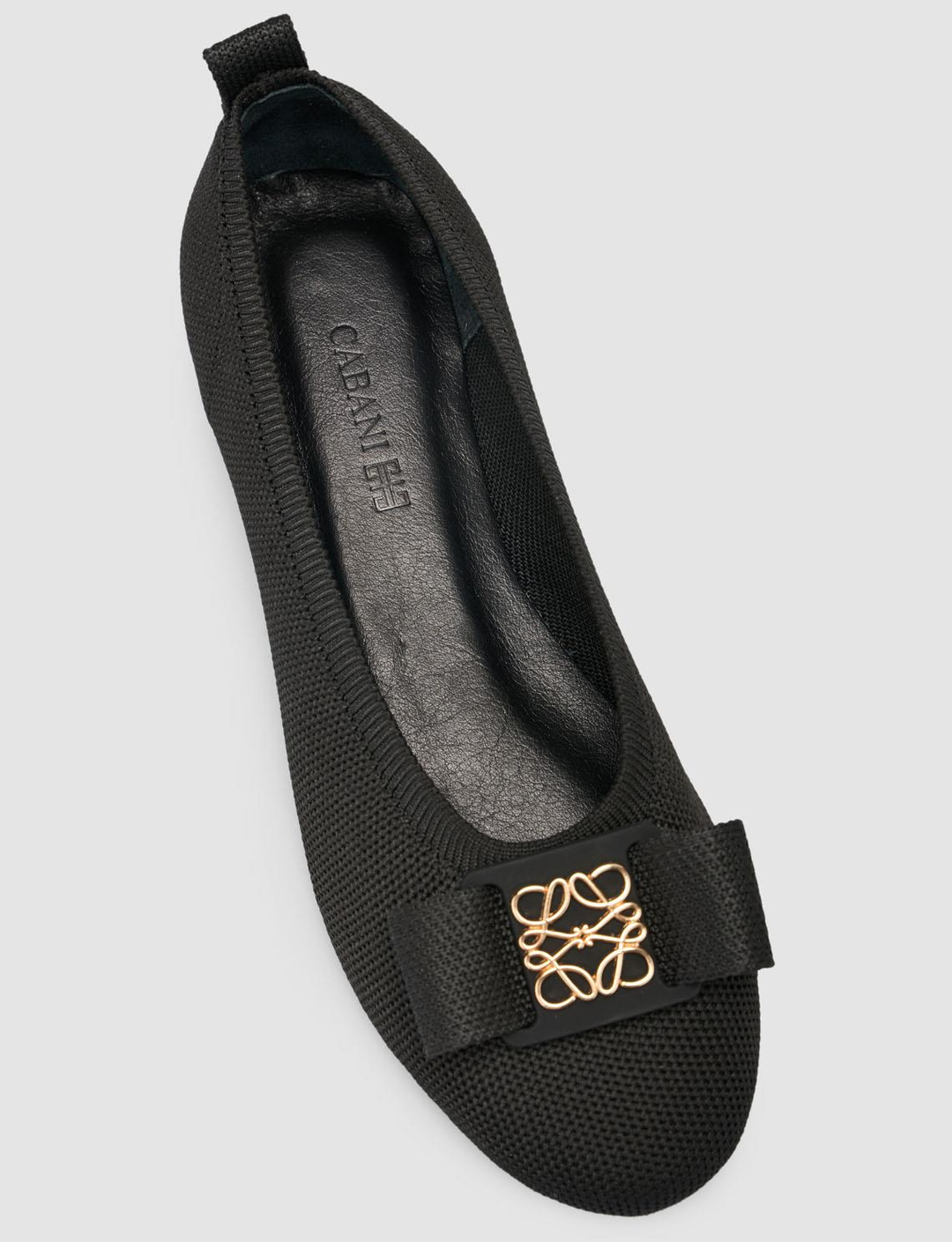 Kumaş Siyah Kadın Babet