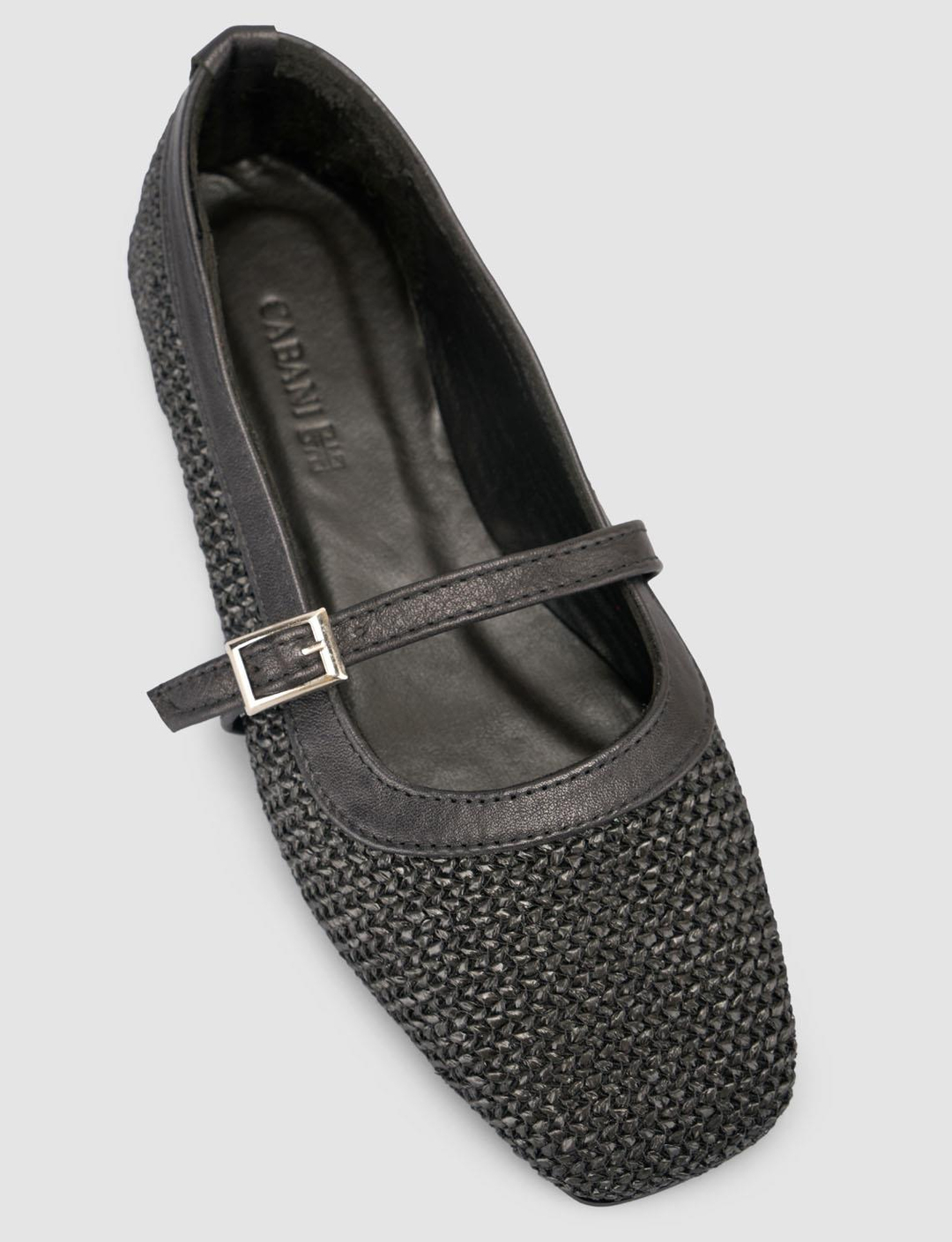 Kumaş Siyah Kadın Babet