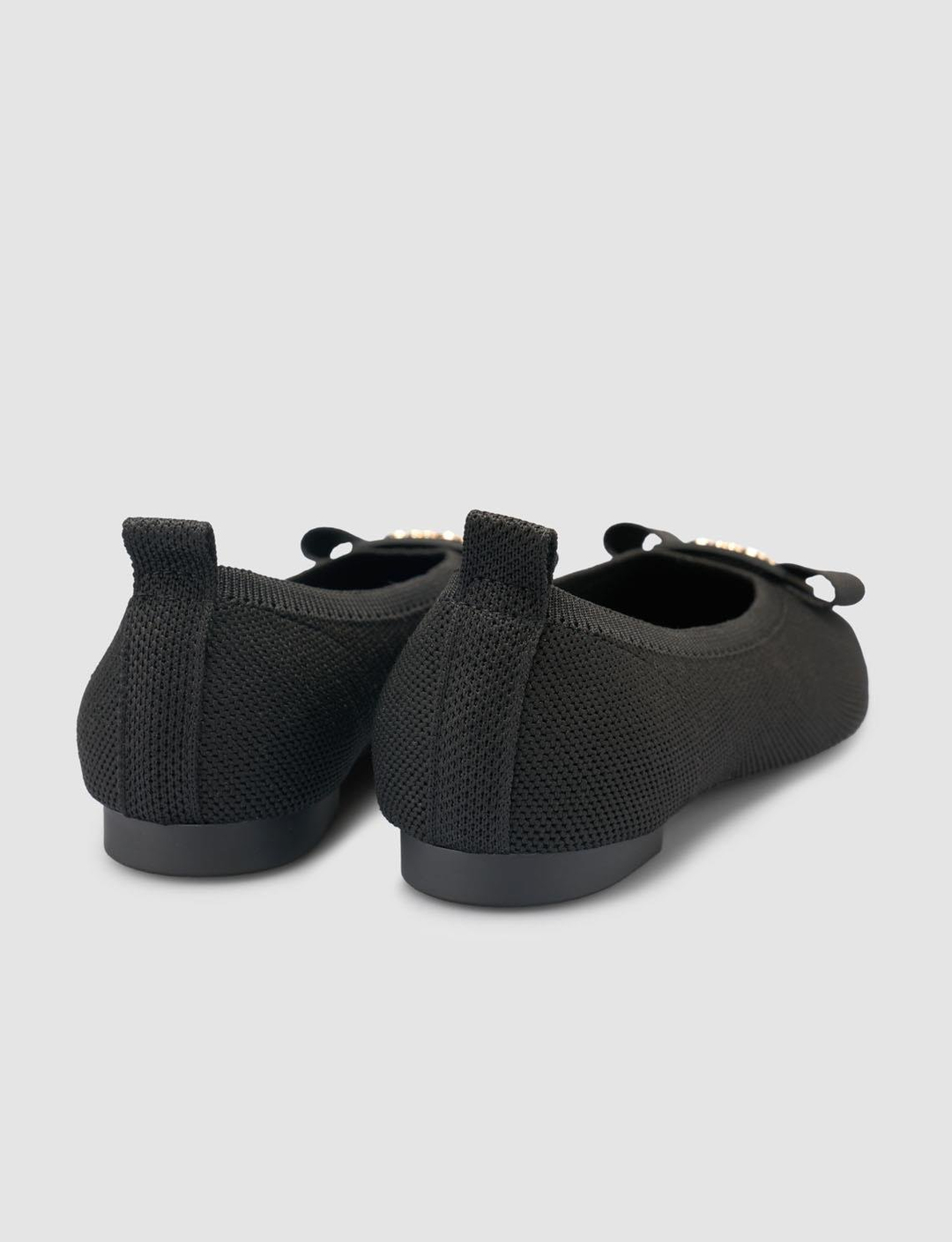 Kumaş Siyah Kadın Babet