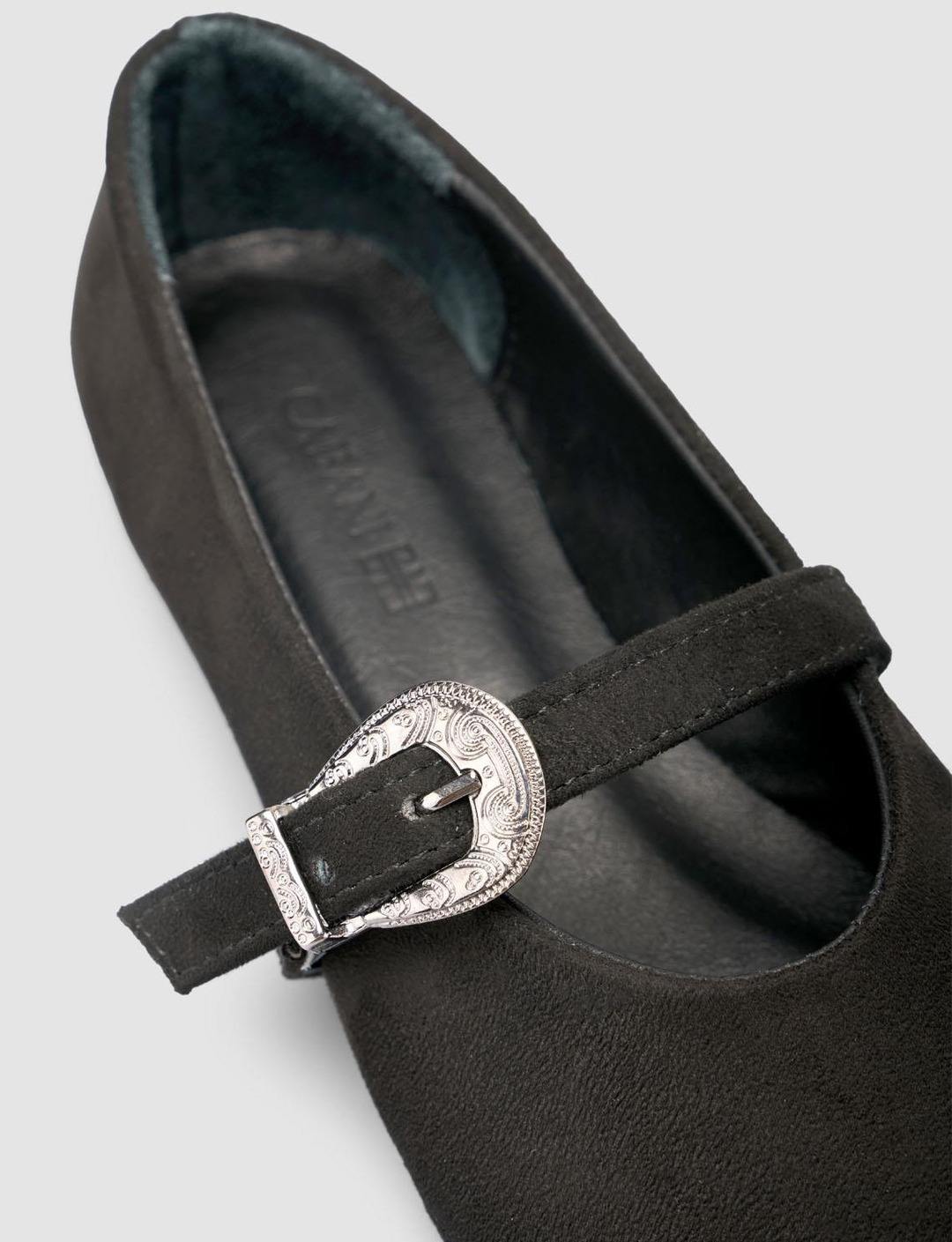 Kumaş Siyah Kadın Babet