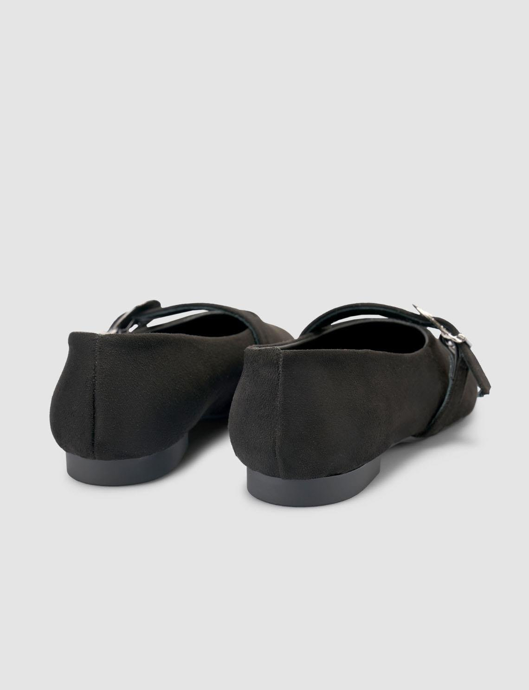 Kumaş Siyah Kadın Babet