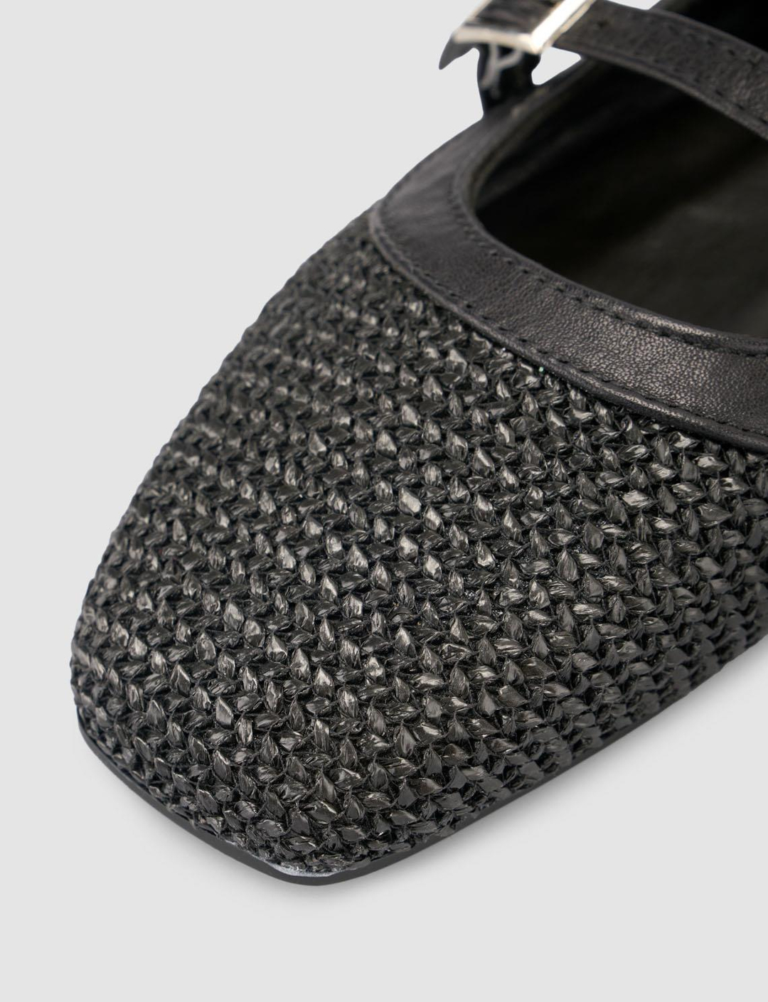 Kumaş Siyah Kadın Babet