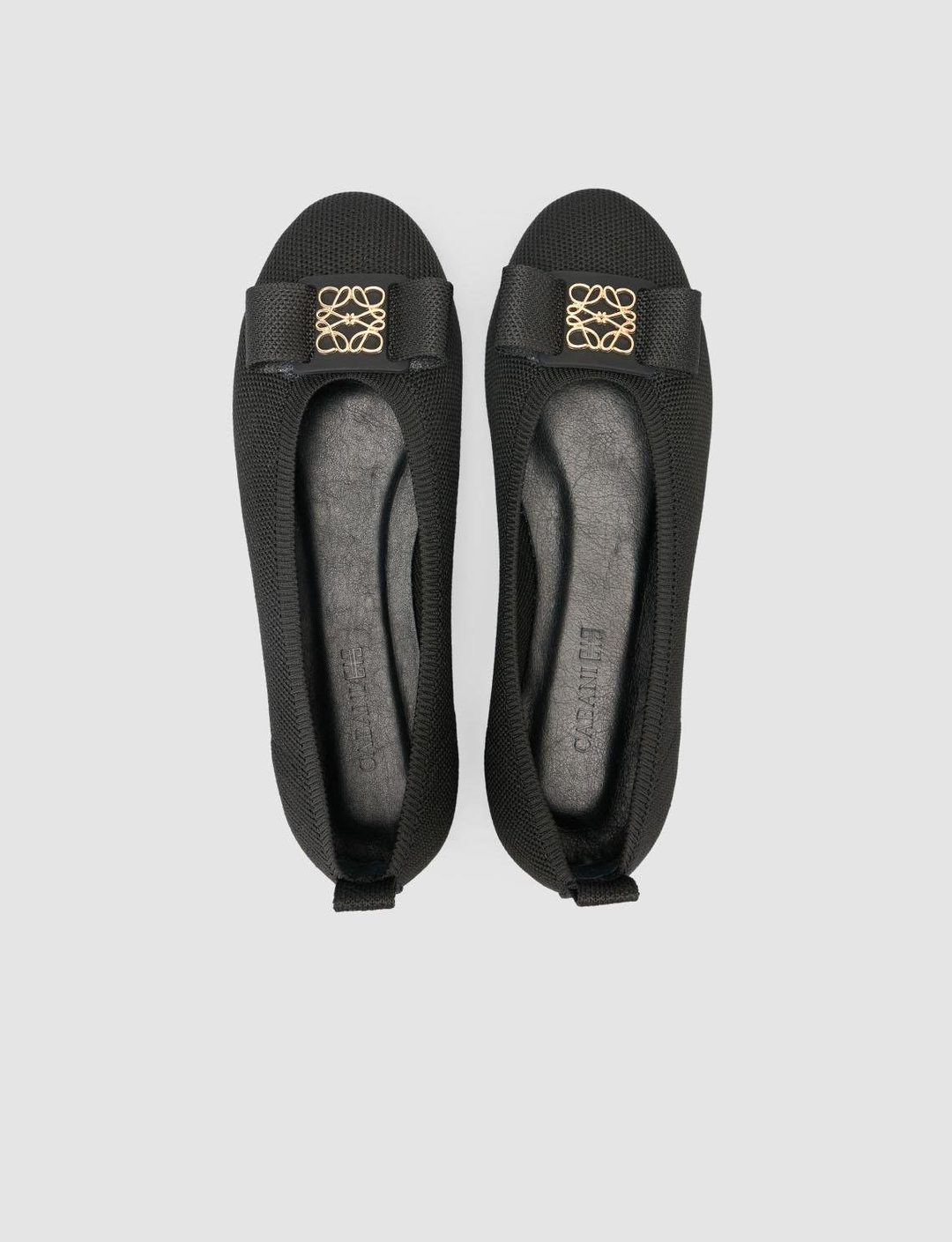 Kumaş Siyah Kadın Babet