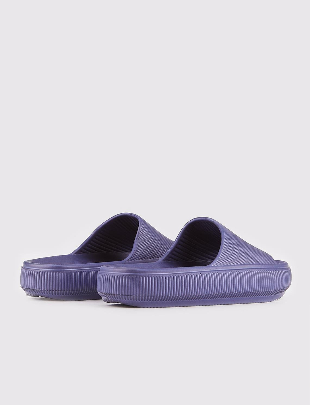 Lacivert Düz Kadın Terlik