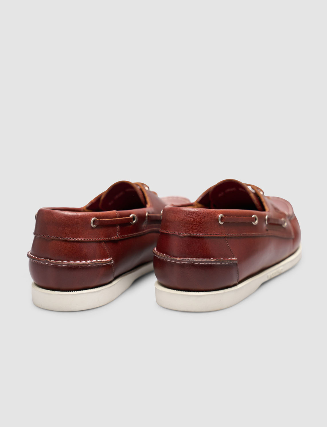 Lacivert Hakiki Deri Bağcıklı Loafer Ayakkabı