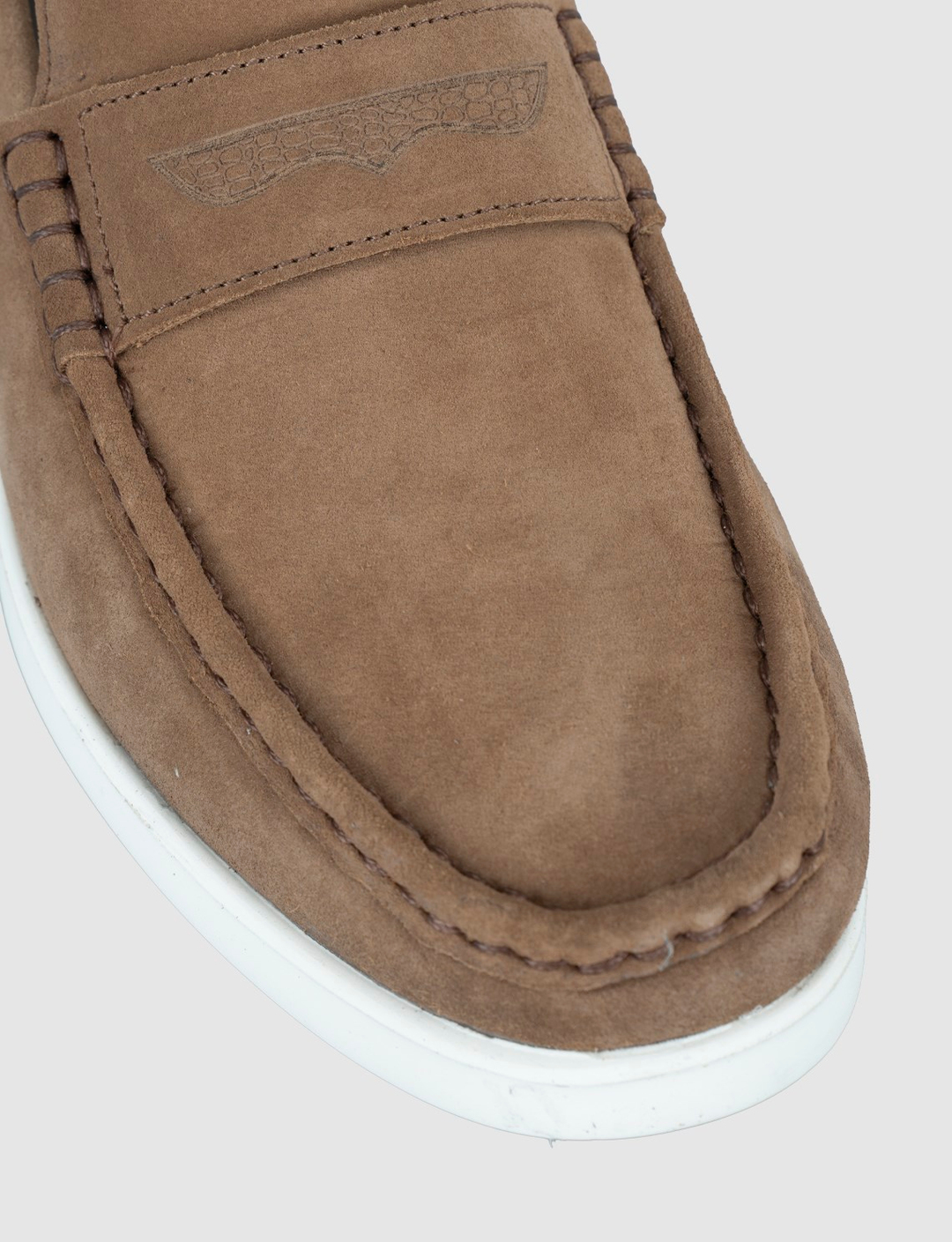 Cabani Men's Suede Genuine Leather Tan Shoes
