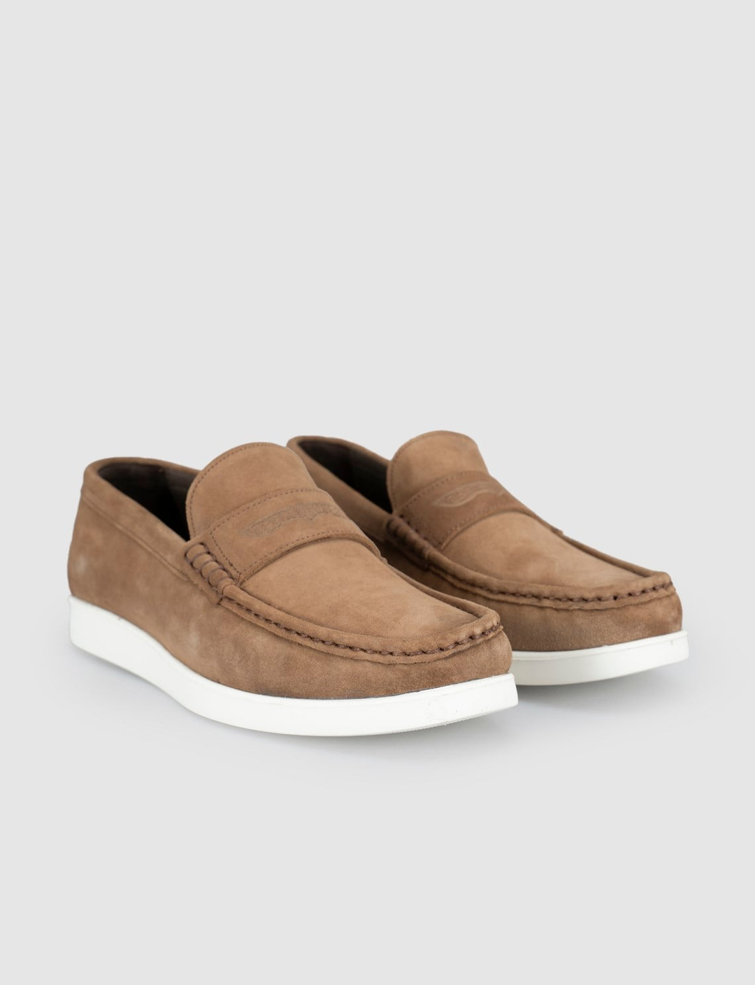 Cabani Men's Suede Genuine Leather Tan Shoes