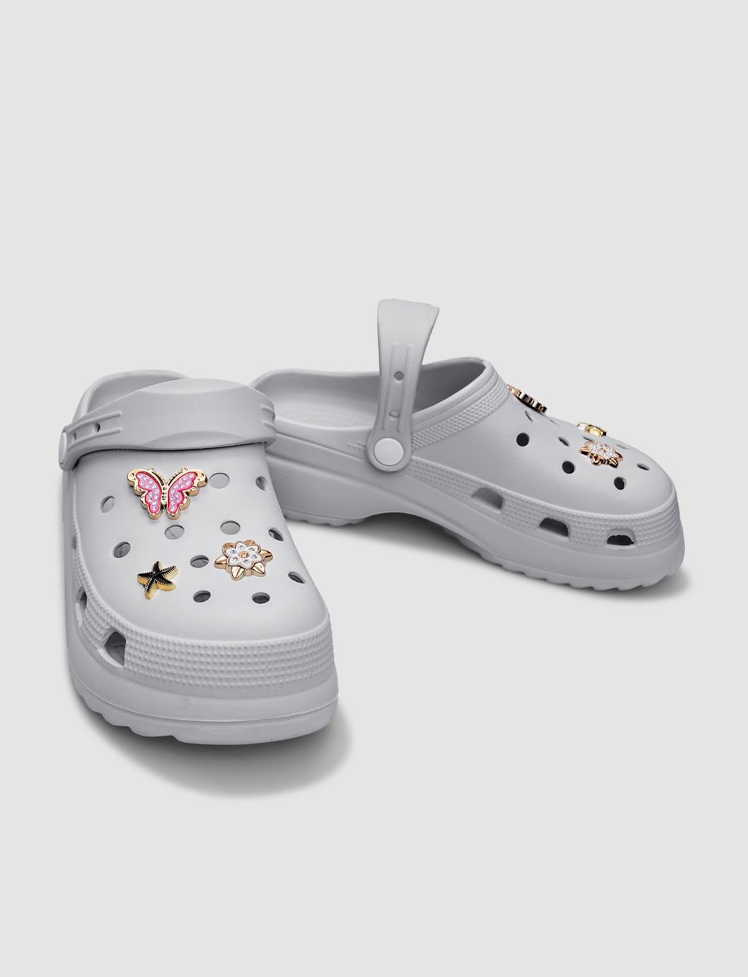 Pu Açık Gri Kadın Terlik