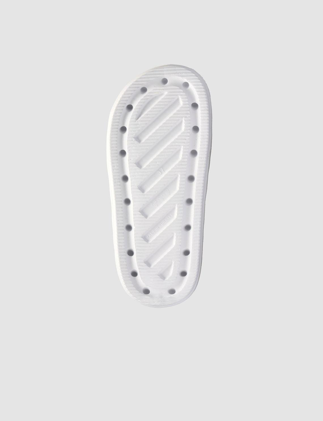 PU Beyaz Kadın Terlik