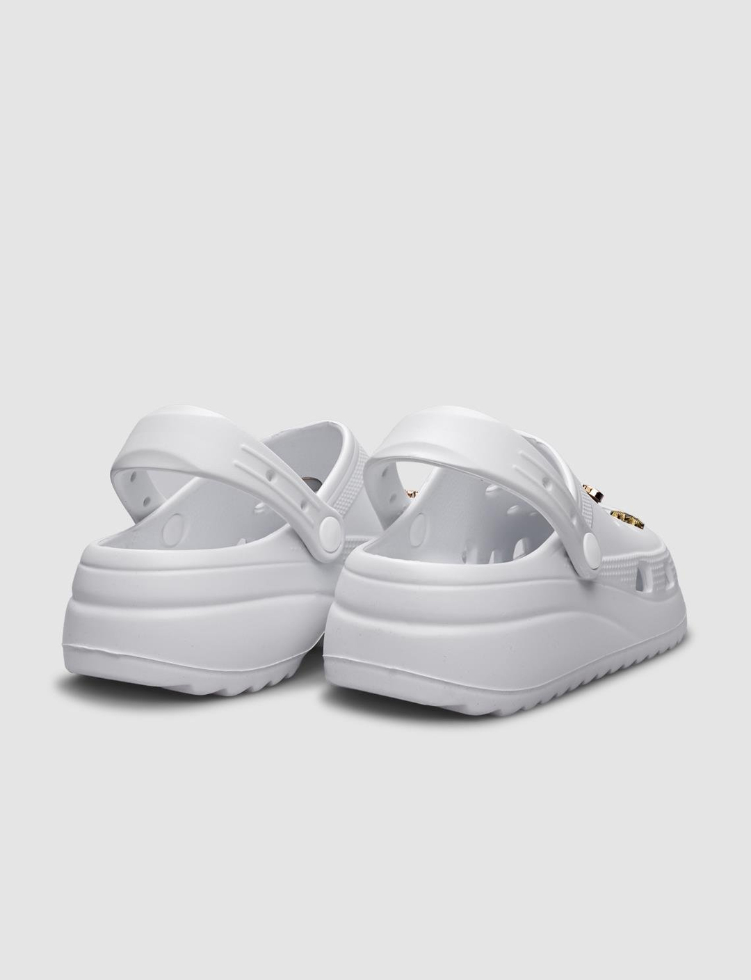 PU Beyaz Kadın Terlik