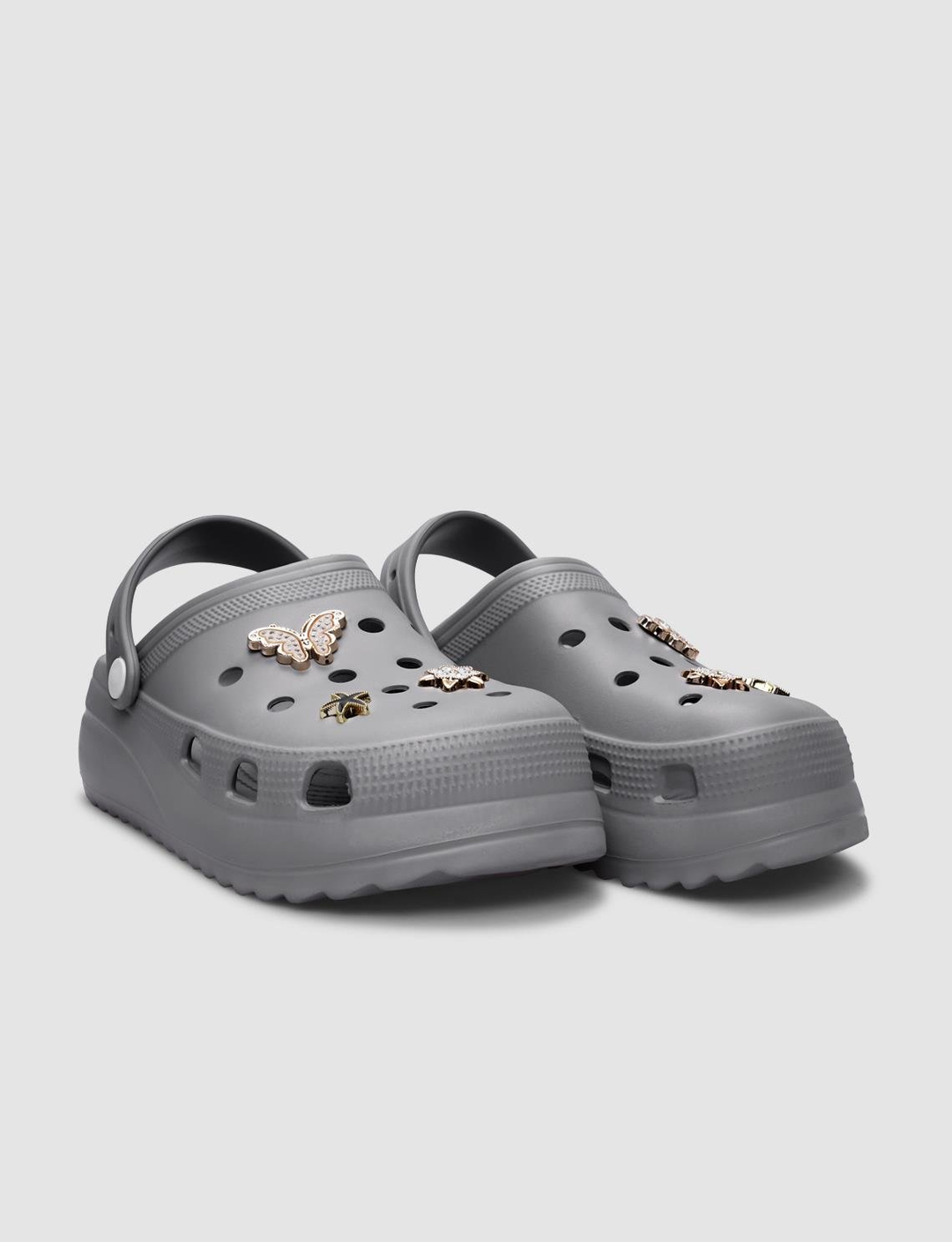 PU Gri Kadın Terlik