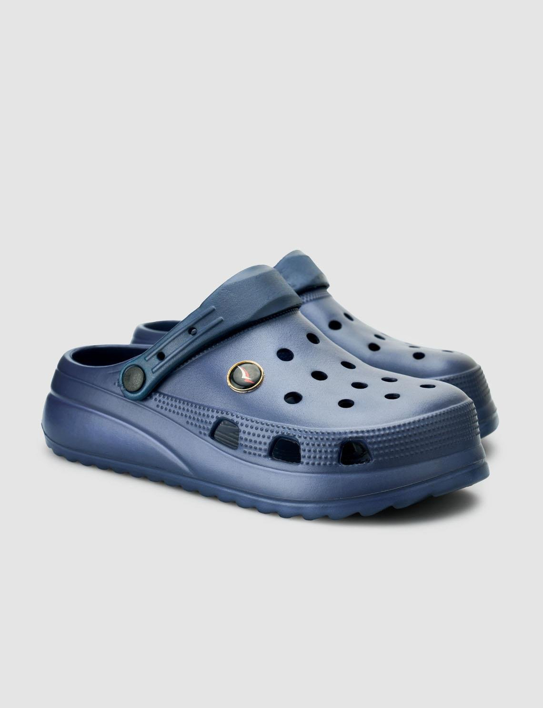 PU Lacivert Erkek Terlik