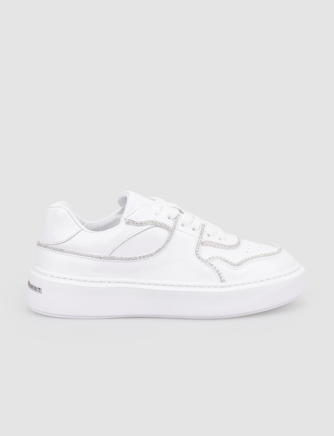 Rugan Hakiki Deri Beyaz Kadın Ayakkabı