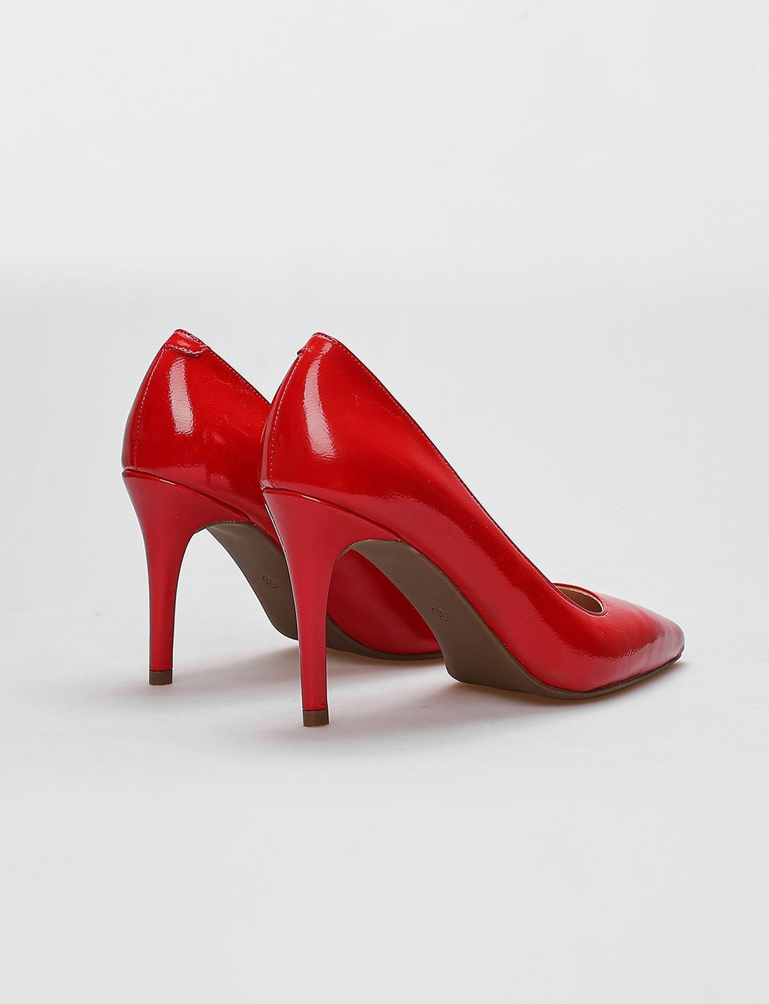 Rugan Hakiki Deri Kırmızı Kadın Ayakkabı