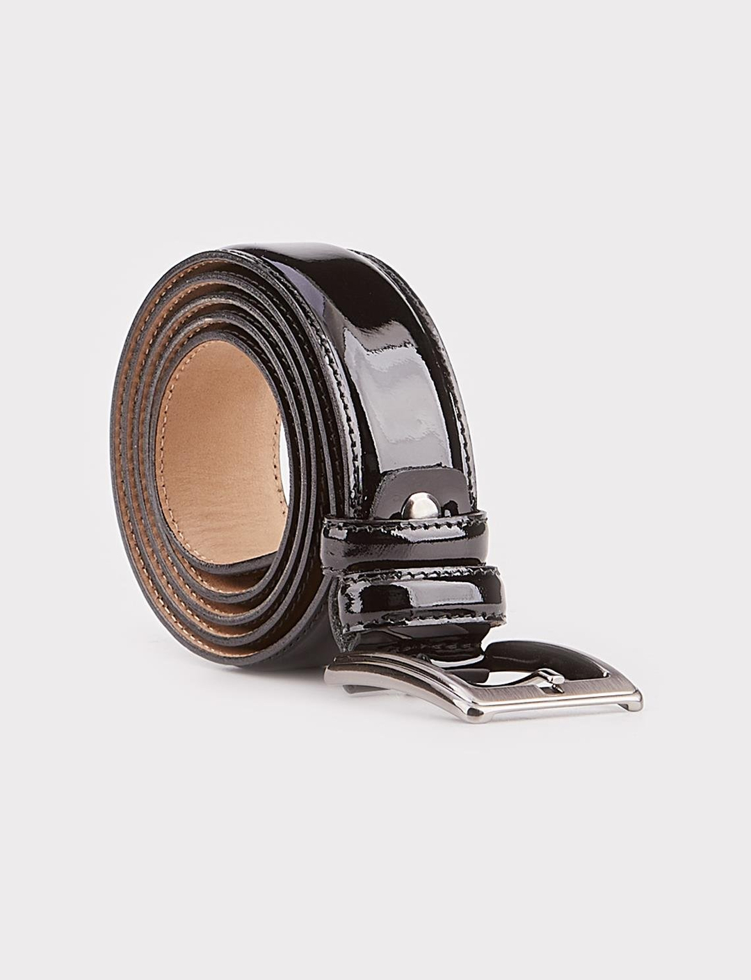 Rugan Hakiki Deri Siyah Erkek Klasik Kemer