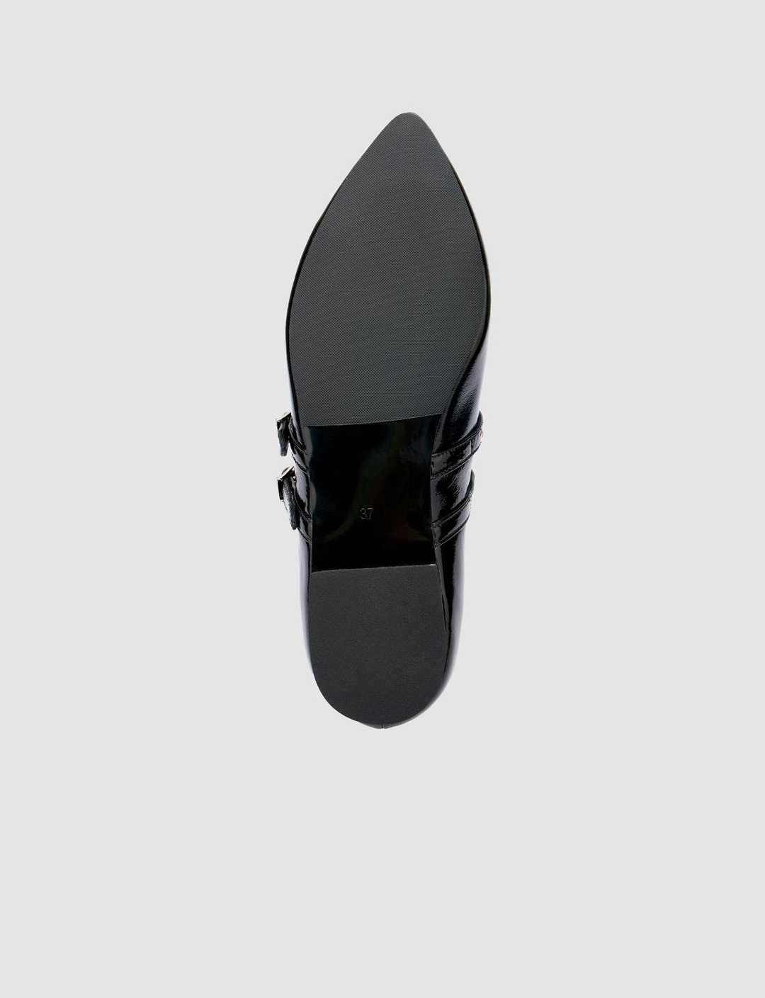 Rugan Hakiki Deri Siyah Kadın Ayakkabı