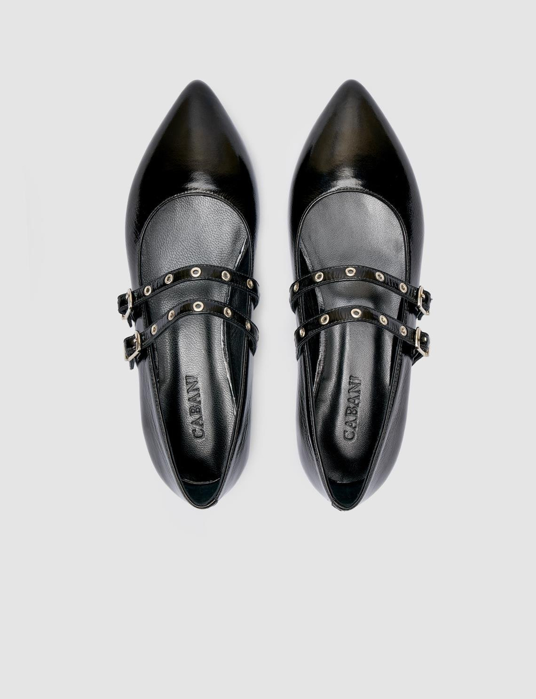 Rugan Hakiki Deri Siyah Kadın Ayakkabı